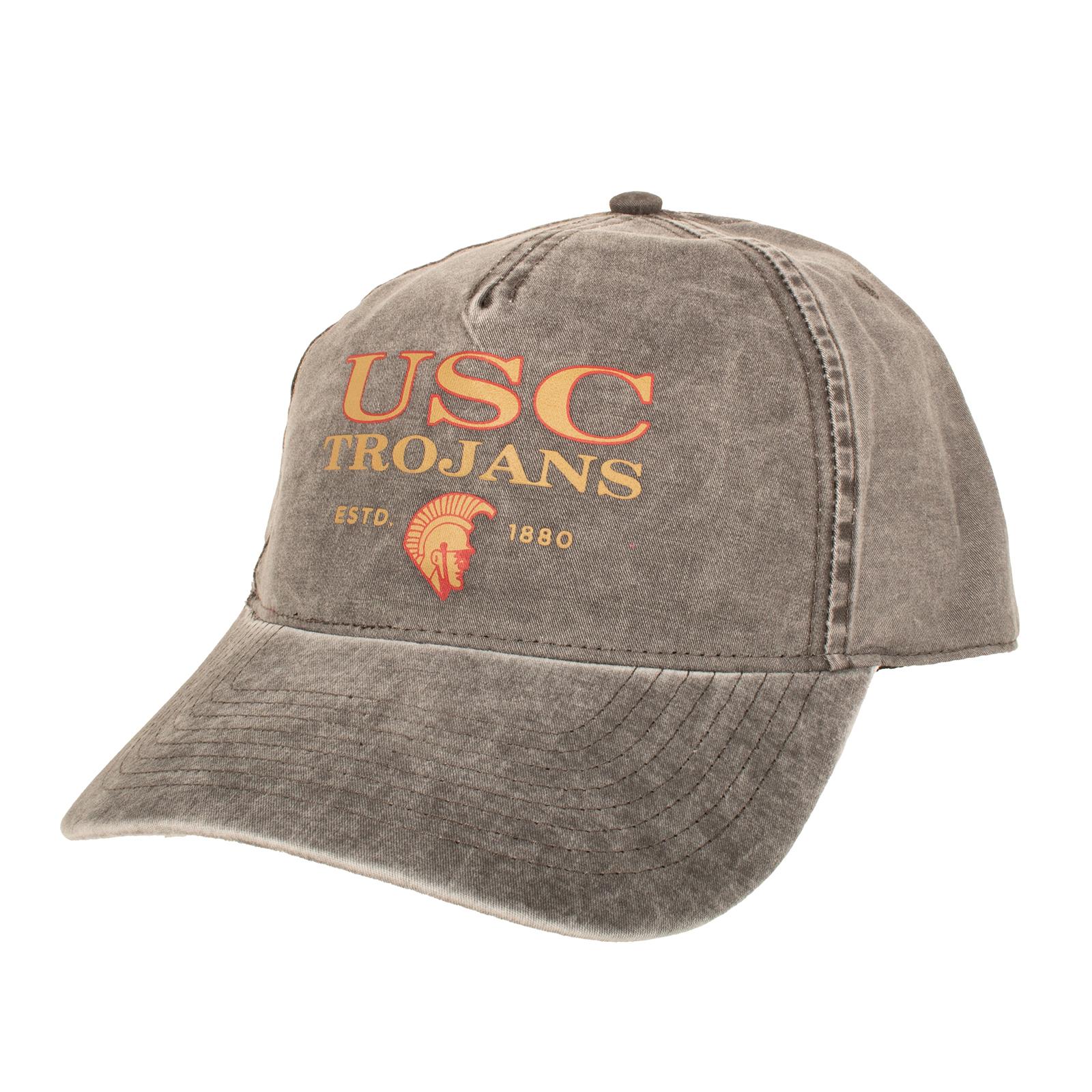 USC Trojans Unisex Trailhead Snap Back Hat Charcoal image01